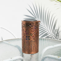 Automatic On/deactivate Solar Dragonfly Garden Light Weather Resistant Hollow Metal Projection Lantern Colorful Pattern Projection Lamp for Balcony