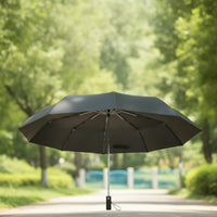Foldable Automatic Umbrella Waterproof Umbrella with Wrist Strap Compact One-Handed for Travelers