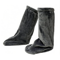 Warm Sleep Socks Thick Flannel Soft Grey