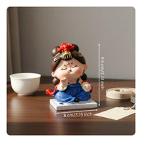National Trend Design Tang Dynasty Lady Figurine Exquisite Gift Tang Dynasty Lady Statue Cultural Significance Chinese Ancient Woman Figurine Detailed for Girls, Women, Collectors, Desktop, Bedroom, Study Room, Office