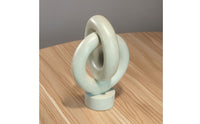 Tabletop Sculpture Abstract Tabletop Ornament Modern Geometric Sculpture for Living Room, Office, Entryway