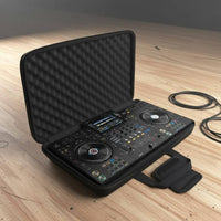 Padded Interior DJ Controller Hard Case Shockproof Hardshell DJ Equipment Bag Waterproof Dustproof for DJs, Music Producers, Gigs