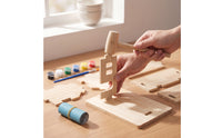 DIY Wooden House  set  Interlocking Wooden House Model Easy to Assemble Toy for Students, Crafting Class