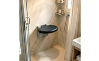 Wall Attached Bath Seat Easy to Install Folding Bath Seat for Seniors, Washroom