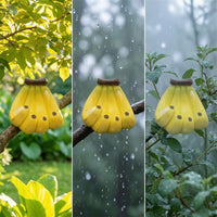 Banana Bird Feeder Outdoor Bird Feeder with Hanging Hole Playful Garden Decoration for Patio
