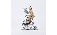 Hand-Painted Carnival Clown Figurine Whimsical Clown Figurine Decorative Tabletop Decoration Handmade for Bookshelf