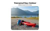 Solo Sit-on-Top Kayak Stable Hull Design Sit-on-Top Boat Easy to Carry Outdoor Gear for Grown-Ups, Anglers, Recreationalal Outings, Aquatic Activities