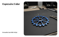 Rear Derailleur Pulley Lightweight Cycle Guide Wheel CNC Machined Ceramic Bearing Guide Wheel for Mountain Bikers, Biking Enthusiasts