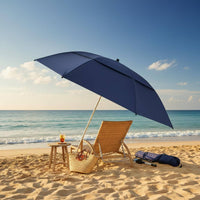 Fishing Chair Umbrella Protection Clamp Umbrella Foldable Portable Folding Shade for Anglers, Beachgoers, Camping
