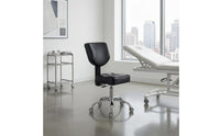 Upholstered Swivel Chair Five-Wheel Height-Adjustable Swivel Chair Stitched Seams