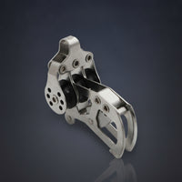 Pulley with Locking Ball Wear Resistant Stainless Steel Pulley Block Strong Hardware for Sailors, Boaters