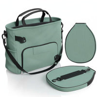 Tennis Racket Bag Stylish Design Paddle Racket Bag Multiple Storage Pockets Versatile-Sport Carrier for Women, Outdoor, Gym, Travel
