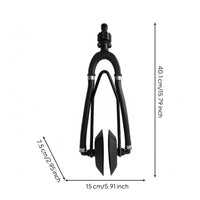 Reinforced Dual Tube Motor Flusher Curved Tubing Outboard Motor Flusher Hose Connection