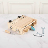 Preschool Learning Montessori Screwdriver Board Travel Friendly Screwdriver Board Sensory Play Lock and Key Toy Hand-Eye Coordination for Preschoolers
