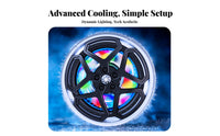 Quiet Operation Semiconductor Phone Cooler Lightweight Design Attractive Phone Cooler for Content Creators, Clip Capture Ing