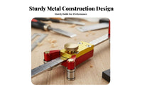 Multifunctional Line Drawing Tool Metric and Customary Units Parallel Line Scriber Clear Scale Linear Bend Scribing Tool for Carpentry