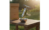 Portable Stainless Steel Honeycomb Press Rust-Proof Handheld Honey Extractor Easy to Clean for Beekeepers, Home Kitchen, Homestead, Farm