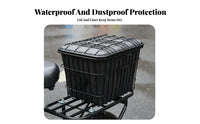 Large Capacity Waterproof Helmet Storage Box Easy Installation Electric Scooter Storage Box Universal Mounting for Commuting, Outdoor Travel