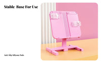 Adjustable Desktop Bookstand Foldable Design Book Holder Multi-Functional