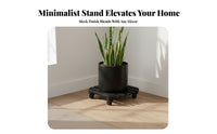 Wheeled Pot cart 360° Rotating Casters Planter stand sturdyDuty for Homeowners