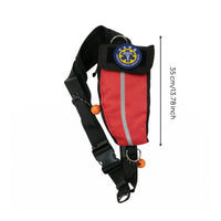Cordura Material Waist Rescue Bag Reflective Water Rescue Throw Bag Quick Release