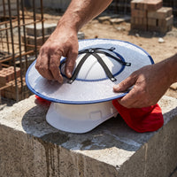 Hard Hat Sun Shade with Reflective Brim for Construction Site Safety