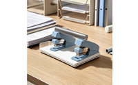 Double-Head Desktop Stapler Heavy-Duty Double-Head Desktop Stapler Low-Effort Stationery for Office Workers, Students