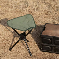 Portable Camp Stool with Storage Bag Lightweight Camp Stool with Carry Bag Compact Triangle Chair Collapsible for Campers, Anglers, Hikers, Camping, Fishing, Hiking, Outdoor Travel