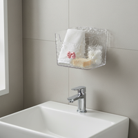 Wall-Mounted Transparent Disposable Face Towel Dispenser for Bathroom
