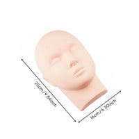 Teaching Use Massage Practice Head Multiple Uses Makeup Practice Head Easy to Clean Cosmetology Tool Long-Lasting for Beauty School, Training Class, Salon