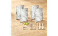 Z Clip Hanger Heavy Duty Z-Shaped Bracket Hanger Mounting Bracket with Screws Easy to Install Hanging Hardware Sturdy for DIYers