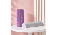 EVA Half-Round Foam Roller Firm Half-Round Roller with Textured Surface Lightweight Non-Slip for Yogis, Athletes, Mindful Movement Practice, Stretching, Physical Rehabilitation, Home Gym