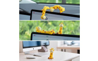 Cute Giraffe Dashboard Decoration Adorable Giraffe Ornament Miniature Dashboard Figure Mini for Drivers, Car Display Screen