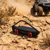 Front with Winch Mount Shackles Upgrade Front with Tow Hooks Scale for Trail Driving