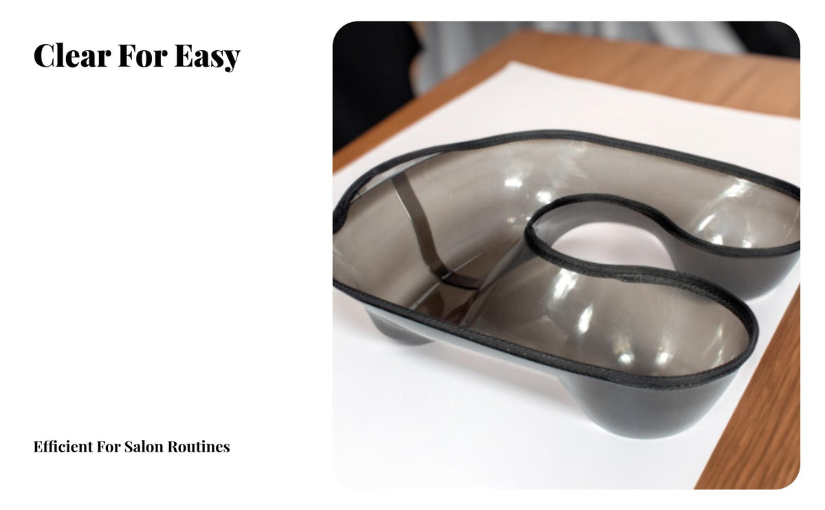 Hair Coloring Neck Tray Prevents Dripping Hair Perming Neck Tray Leak-Resistant Shoulder Support Hairdressing Tool for Barbers, Beauty School