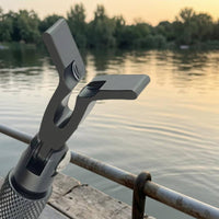 3 Pieces Ice Fishing Rod Holder Clamp-Style Adjustable Rod Holder