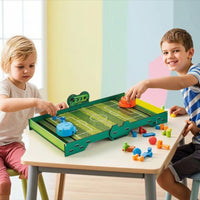Tabletop Football Battle Game 2.4GHz Wireless Control Football Game Toy DIY Interactive for Children, Indoor, Home