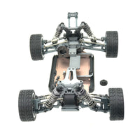 RC Car Chassis Kit Metal RC Car Frame with Shock Absorbers 1:14 Scale