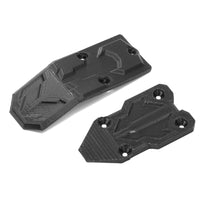 2 Pieces Underbody Guard Wear-Resistant-Resistant RC Chassis Guard Lightweight RC Gearbox Protector for Hobbyists