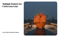 Inflatable Recovery Jacket Automatic Inflation Buoyancy Aid Highly Buoyant Indivitwo-Stage Flotation Device for Sailors, Teens 16+, Boating, Sailing