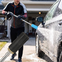 360° Rotating Pressure Washer Nozzle Compact Rotary Spray Nozzle Long-Lasting Rustproof for Car Washing