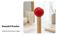 Scrunchie Holder Stand Solid Wood Base Wooden Hair Tie Stand Stylish Design Scrunchie Storage Stand for Women, Girls, Bedroom, Dressing Table, Dresser