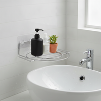 Under-Sink Basin Storage Rack for Bathroom
