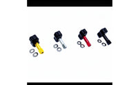 Threaded Cycle Parking Support Part Anodized Parking Support with Washers Compact Kickstand Lightweight for Cyclists