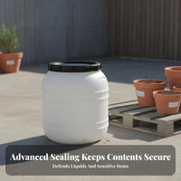 Food Grade Plastic Barrel Airtight Closure Food Grade Water Barrel Closure Ed Storage Drum with Lid Withstand Ant