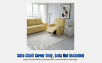 Sofa Cover, Modern Minimalist Universal Chair Protector, Full Enclosure, Anti-Scratch, for Recliner