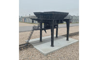 1:87 Mineral Machine Funnel Structure Industrial Railroad Scenery Kit with Ladders Detailed HO Scale Mineral Trestle Realistic for Hobbyists