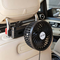 Car Fan with Adjustable Arm Lightweight Car Cooling Fan Wired for Road Trippers