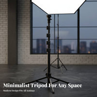 Adjustable Broadcast Stream Stand Lightweight Extendable Ph Single Tripod Selfie Stick Tripod Multi-Functional Mobile Accessory