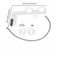 Ultra-Thin Split Bidet Seat Attachment Slim Non-Electric Bidet Attachment Easy-Install Self-Cleaning for Renters